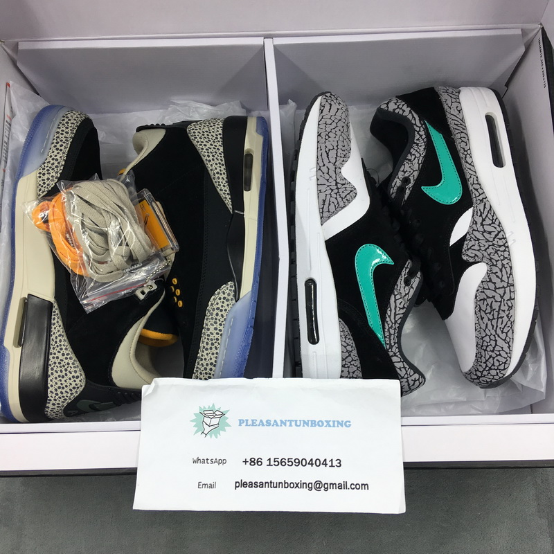 Authentic Air Jordan 3 x air max 87 pack “Atmos”